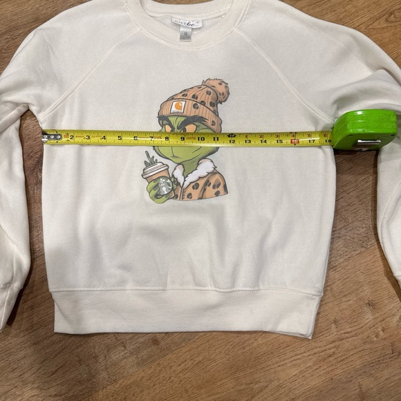 Grinchy But Caffeinated Boujee Christmas Sweatshirt Holiday Christmas Sweatshirt - Picture 5 of 6